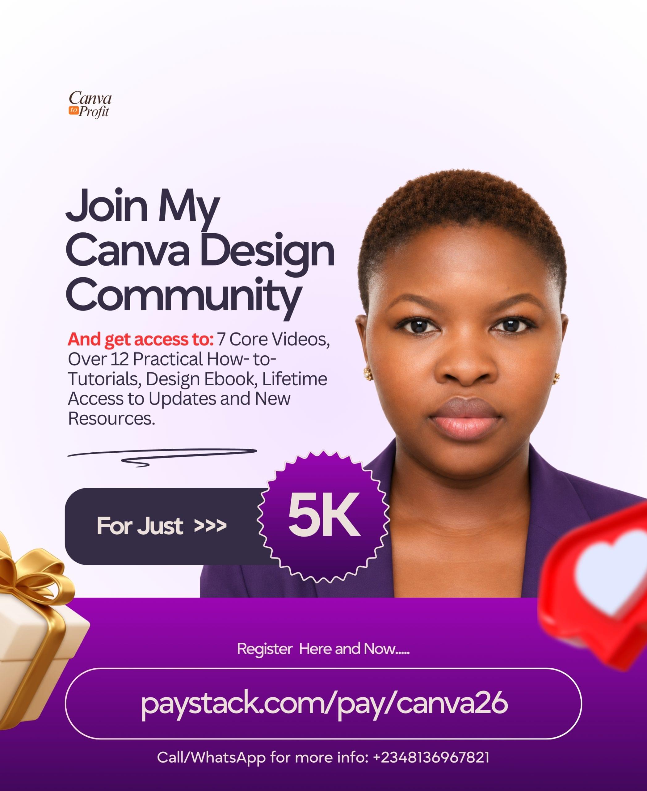 CANVA TO PROFIT TRAINING